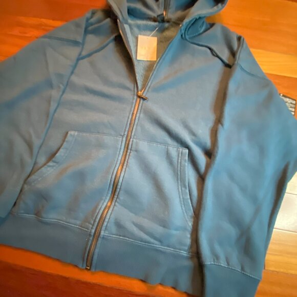 Forever 21 Sweat Jacket size Medium Blue - Picture 6 of 10